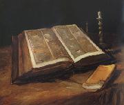 Vincent Van Gogh Still Life with Bible (nn04) USA oil painting reproduction